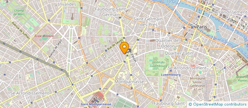 localisation de l'entreprise SCI SOUCHIER 8 RUE DU REGARD  PARIS