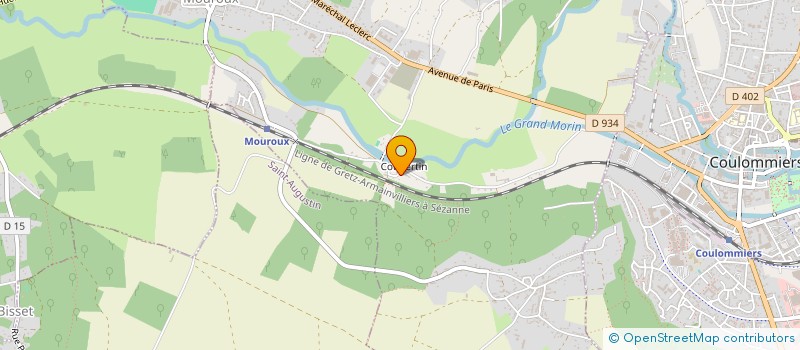 localisation de l'entreprise SCI SOUCO  MOUROUX