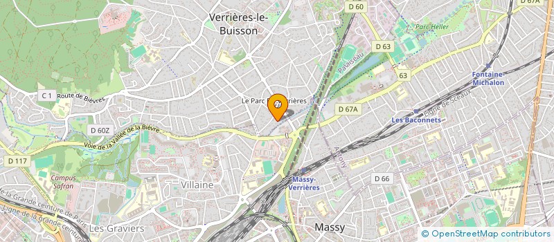 localisation de l'entreprise SCI SOUDER à VERRIERES LE BUISSON