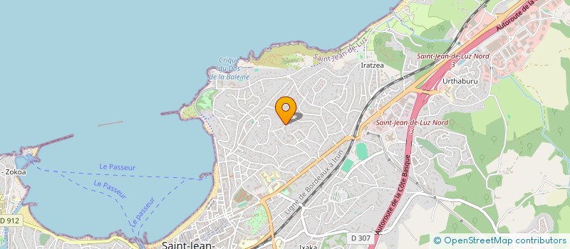 localisation de l'entreprise SCI  SOUDIN à SAINT-JEAN-DE-LUZ