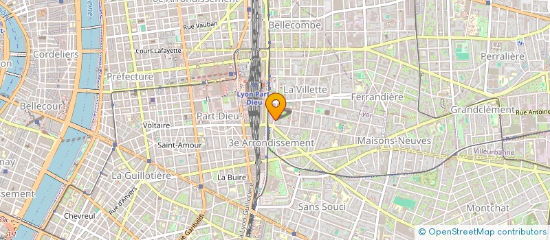 localisation de l'entreprise SCI SOUDNA  LYON