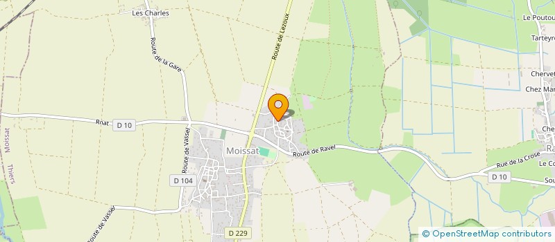 localisation de l'entreprise SCI SOUDRY  MOISSAT