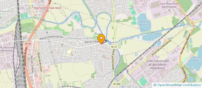 localisation de l'entreprise SCI SOUFFEL  SOUFFELWEYERSHEIM