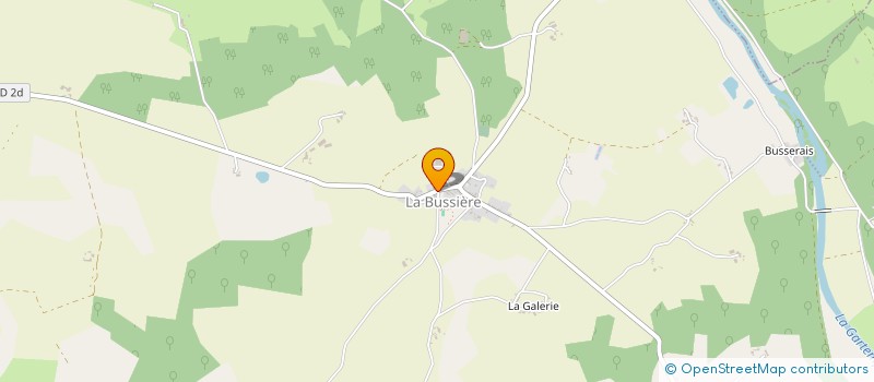 localisation de l'entreprise SCI SOUFFLE DU LARGE  LA BUSSIERE