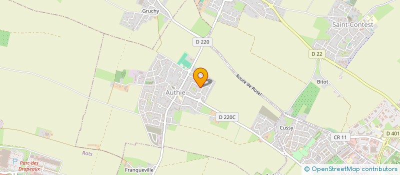 localisation de l'entreprise SCI SOUFFLET  AUTHIE