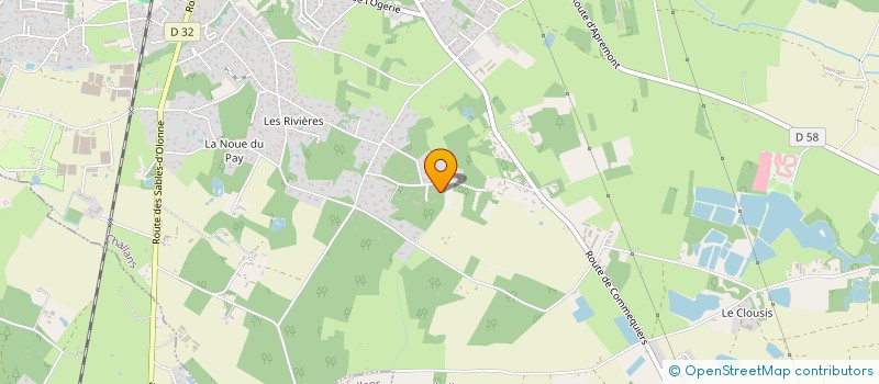 localisation de l'entreprise SCI SOUFFLET - MEHAT à CHALLANS