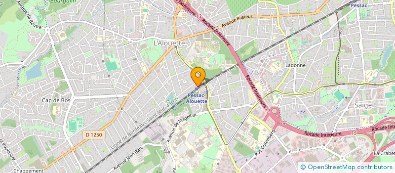 localisation de l'entreprise SCI SOUHANDIHOURA  PESSAC