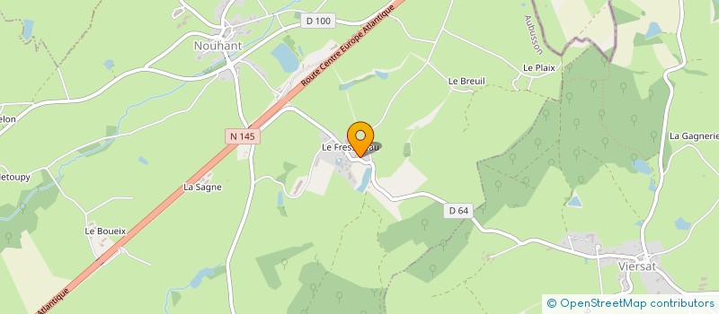 localisation de l'entreprise SCI SOUHANT  NOUHANT