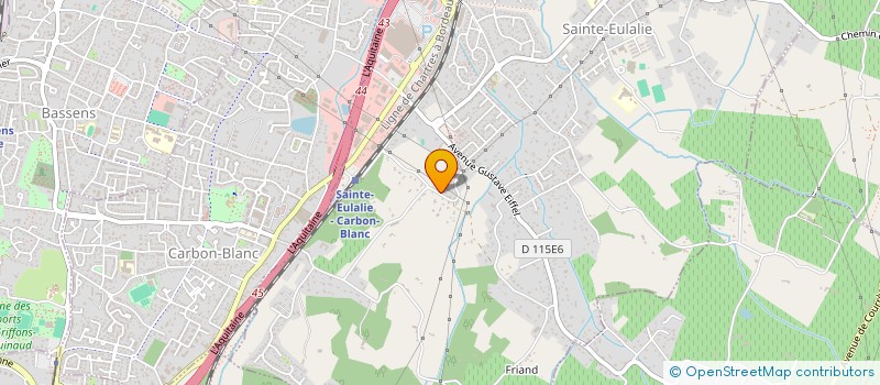 localisation de l'entreprise SCI SOUILLARD à SAINTE-EULALIE