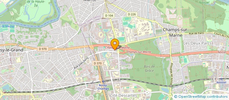 localisation de l'entreprise SCI SOUK  CHAMPS-SUR-MARNE