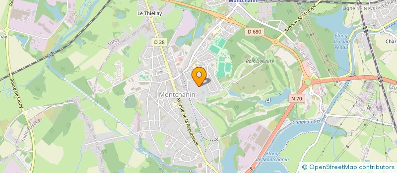 localisation de l'entreprise SCI SOULA  MONTCHANIN