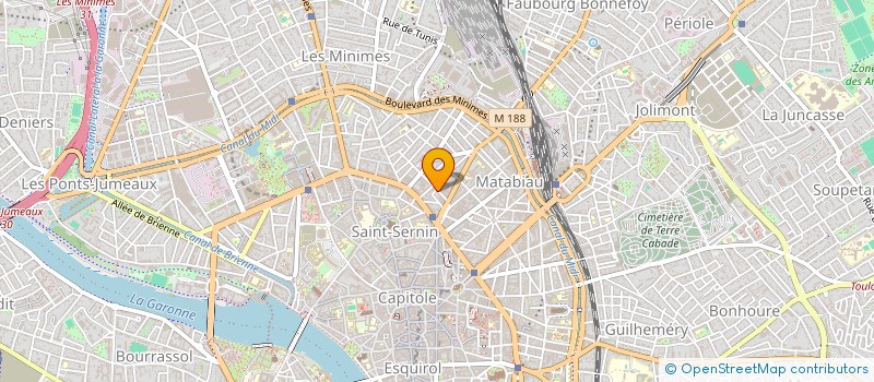 localisation de l'entreprise SCI SOULA-CLAIRE PAUILHAC à TOULOUSE