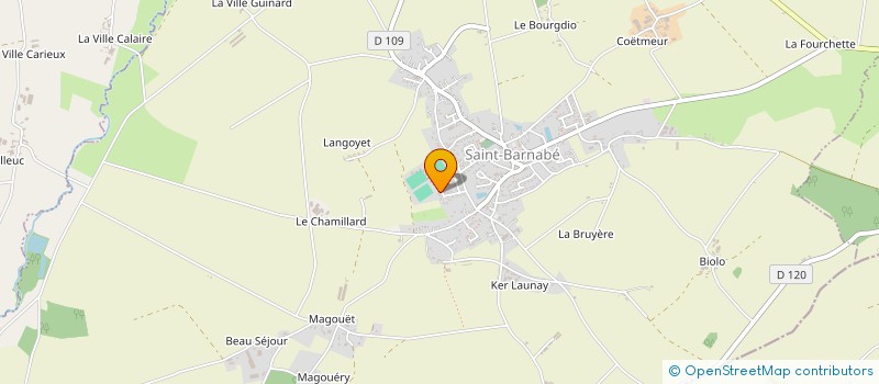 localisation de l'entreprise SCI SOULABAILLE  SAINT-BARNABE