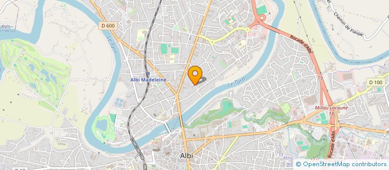 localisation de l'entreprise SCI SOULAGES à ALBI