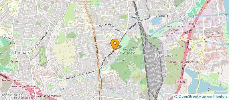 localisation de l'entreprise SCI SOULAHUT  TOULOUSE