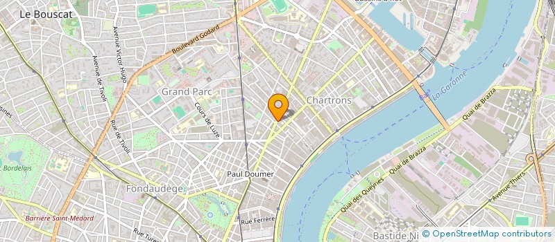 localisation de l'entreprise SCI SOULAN  BORDEAUX