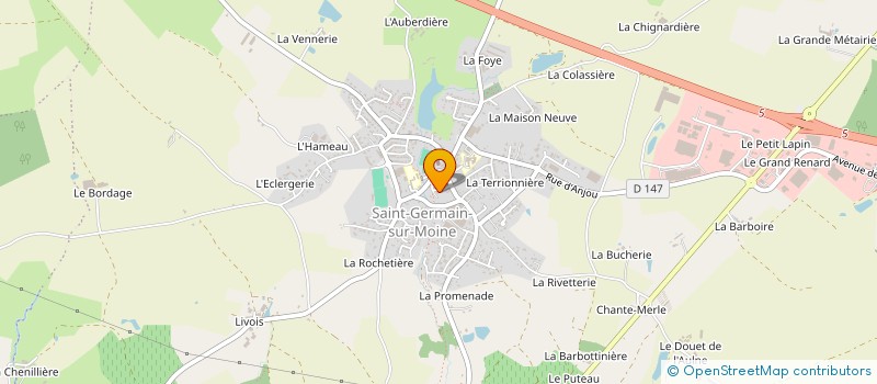 localisation de l'entreprise SCI SOULARD-MORIN à SEVREMOINE