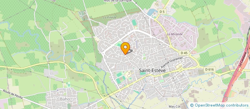 localisation de l'entreprise SCI SOULAS  SAINT-ESTEVE