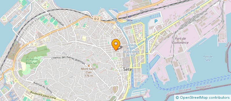 localisation de l'entreprise SCI SOULAS  SETE