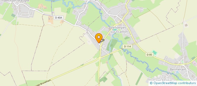 localisation de l'entreprise SCI SOULEIAS  VENDEGIES-SUR-ECAILLON