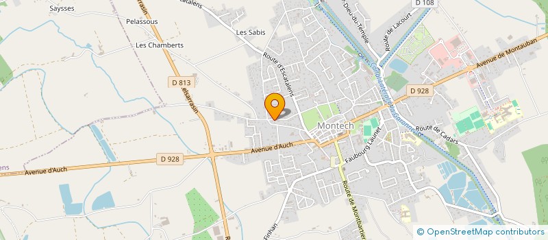 localisation de l'entreprise SCI SOULENAHL  MONTECH
