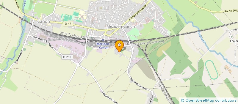 localisation de l'entreprise SCI SOULET-COURSIERE  MEZIDON VALLEE D'AUGE