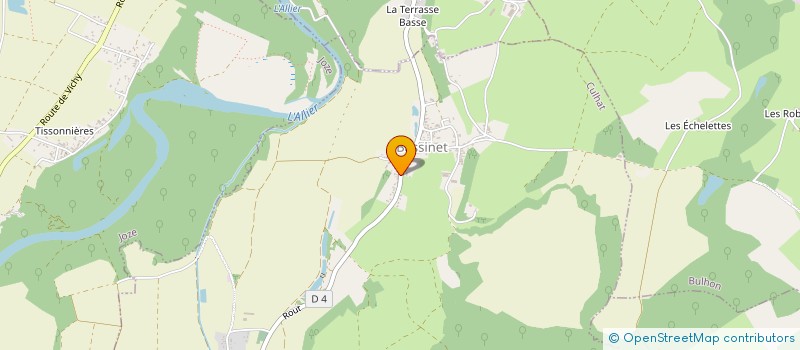 localisation de l'entreprise SCI SOULEYRAS  CULHAT