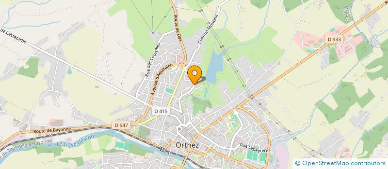 localisation de l'entreprise SCI SOULHEBAN  ORTHEZ