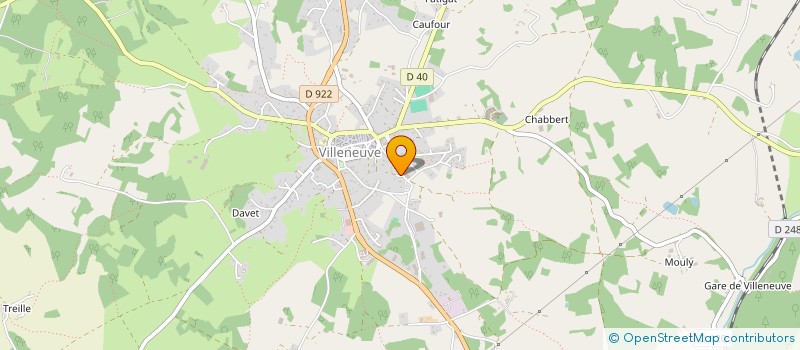 localisation de l'entreprise SCI SOULIE à VILLENEUVE