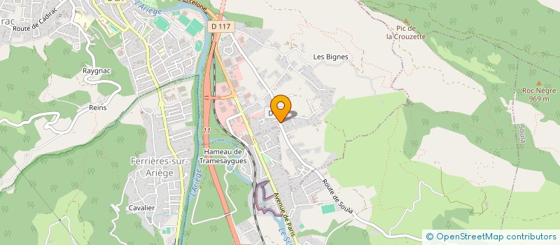 localisation de l'entreprise SCI SOULIE CELINE à FOIX