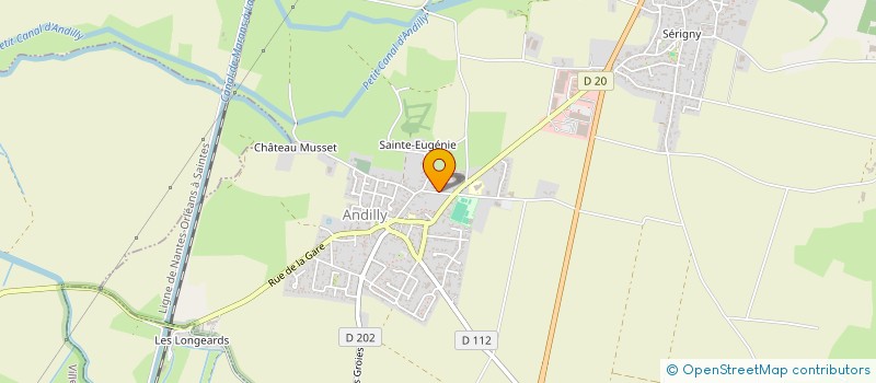 localisation de l'entreprise SCI SOULIE - LE MARECHAL  ANDILLY