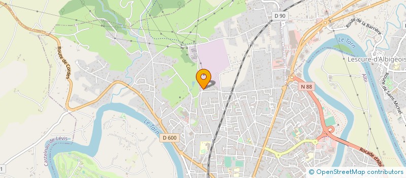 localisation de l'entreprise SCI SOULT à ALBI