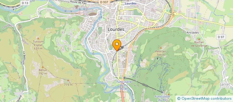 localisation de l'entreprise SCI SOUM  LOURDES