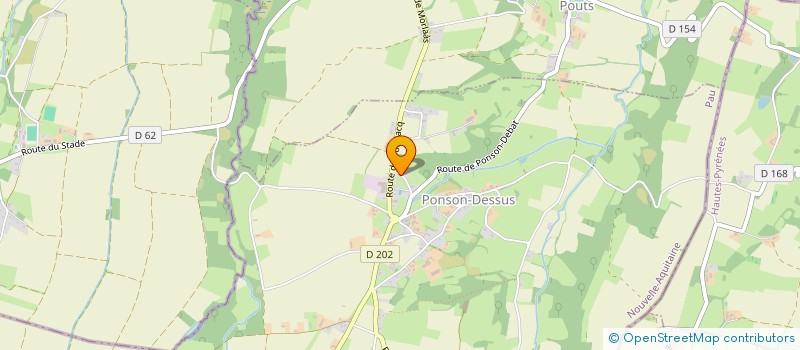 localisation de l'entreprise SCI SOUM  PONSON-DESSUS