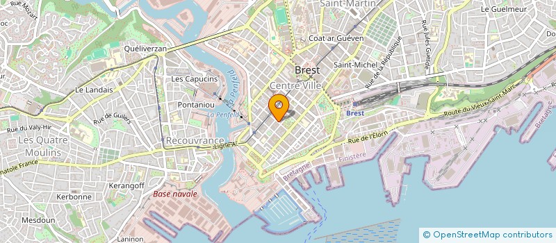 localisation de l'entreprise SCI SOUMANN  BREST