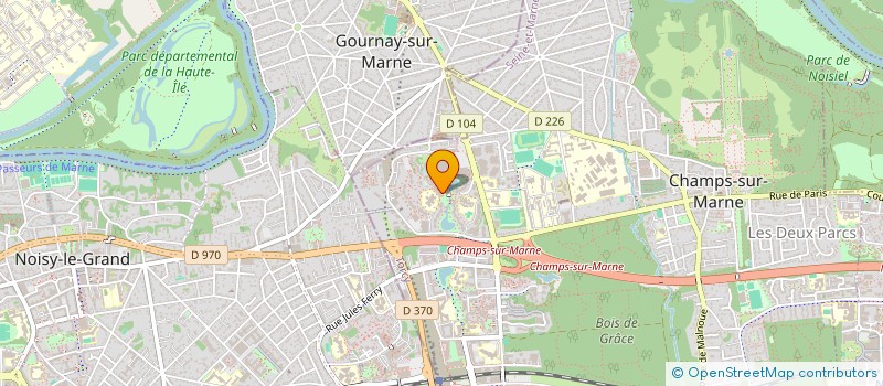 localisation de l'entreprise SCI SOUMARE  CHAMPS-SUR-MARNE