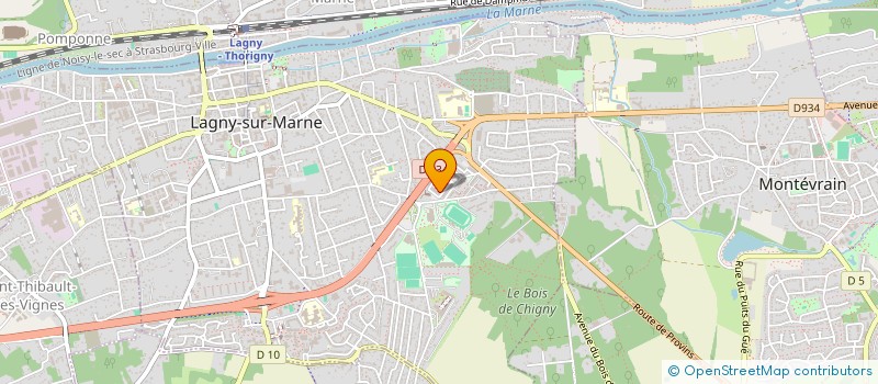 localisation de l'entreprise SCI SOUMAYA  LAGNY-SUR-MARNE