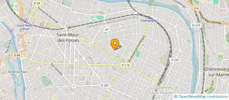 localisation de l'entreprise SCI SOUMCO à SAINT-MAUR-DES-FOSSES