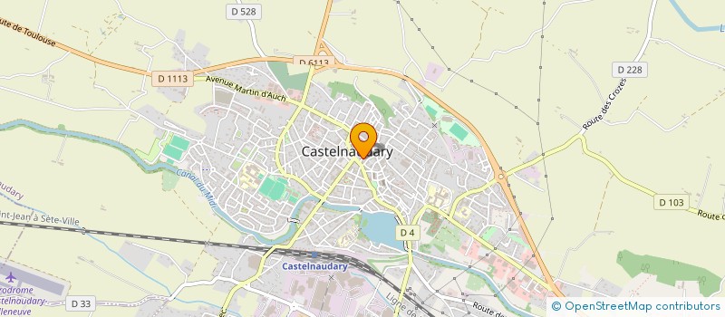 localisation de l'entreprise SCI SOUMET  CASTELNAUDARY