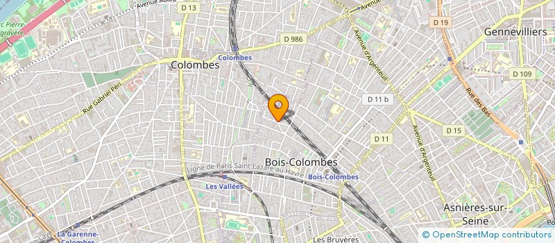 localisation de l'entreprise SCI SOUMET à BOIS-COLOMBES