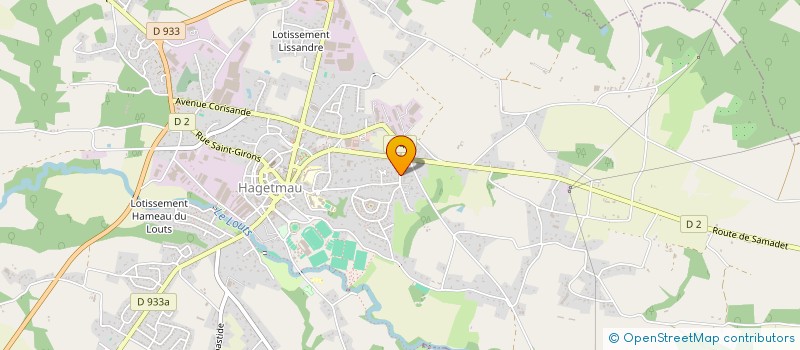 localisation de l'entreprise SCI SOUPREPIN  HAGETMAU