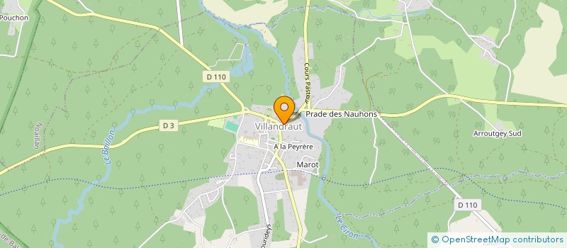 localisation de l'entreprise SCI SOURBETS-PIAT  VILLANDRAUT