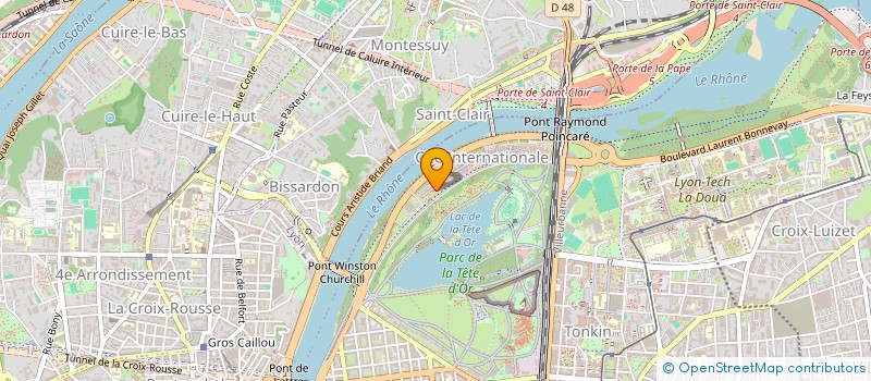 localisation de l'entreprise SCI SOURCE BERSOT  LYON