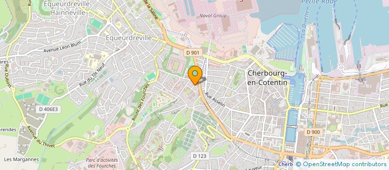 localisation de l'entreprise SCI SOURCE DES OISEAUX à CHERBOURG-EN-COTENTIN