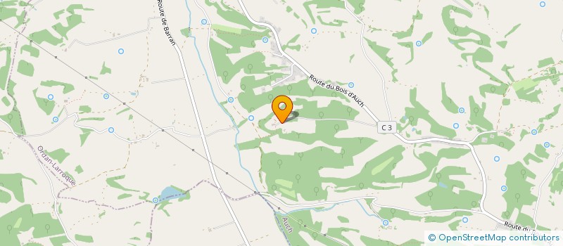 localisation de l'entreprise SCI SOURCE ET VALLONS  ORDAN-LARROQUE