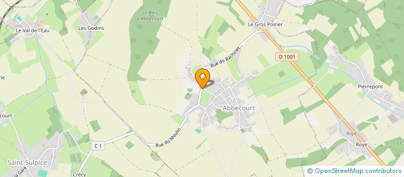 localisation de l'entreprise SCI SOURCEA  ABBECOURT