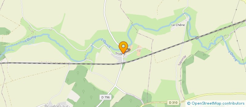 localisation de l'entreprise SCI SOURICETTE  BRUYERES-SUR-FERE