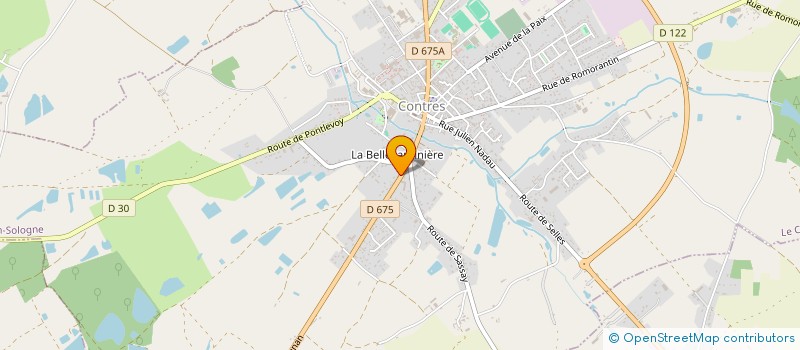 localisation de l'entreprise SCI SOURIRE  LE CONTROIS-EN-SOLOGNE