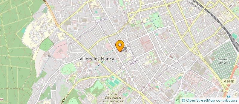 localisation de l'entreprise SCI SOURIRE D'ORCHIDEE à VILLERS-LES-NANCY