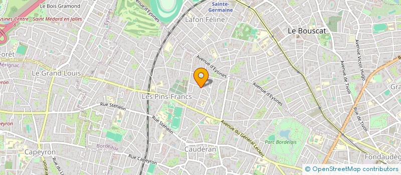 localisation de l'entreprise SCI SOURIRES  BORDEAUX